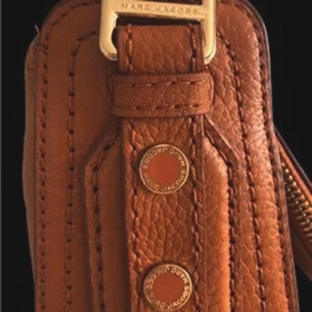 Marc Jacobs “The Groove” Smoked Almond Large Leather Hobo Purse