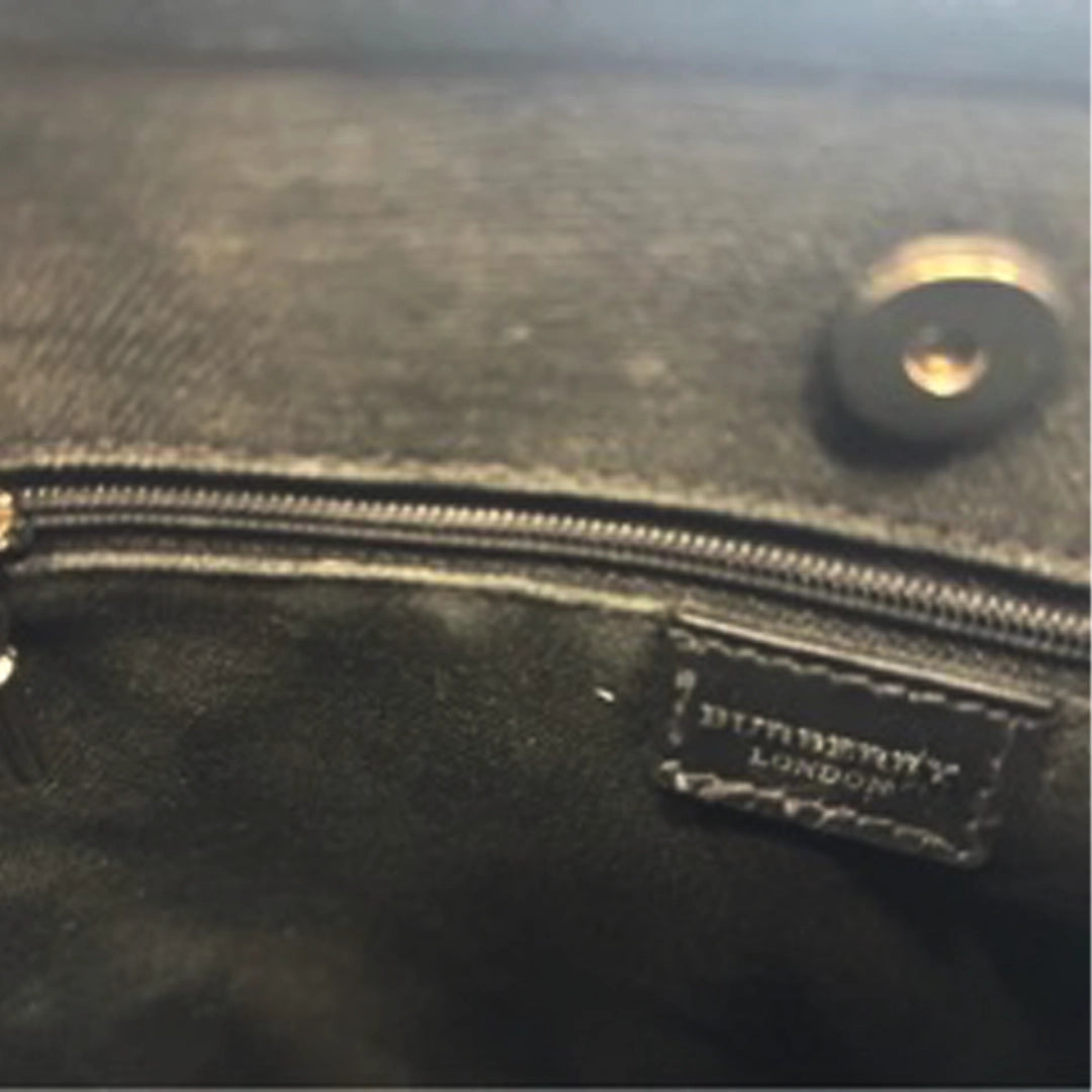 Burberry Nova Check PVC Leather Handbag