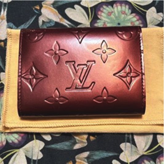 Louis Vuitton Burgundy Card Holder