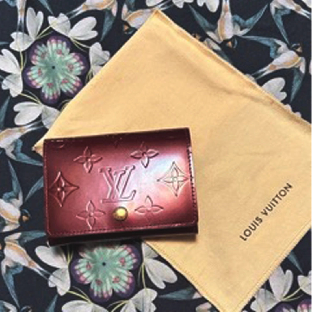 Louis Vuitton Burgundy Card Holder