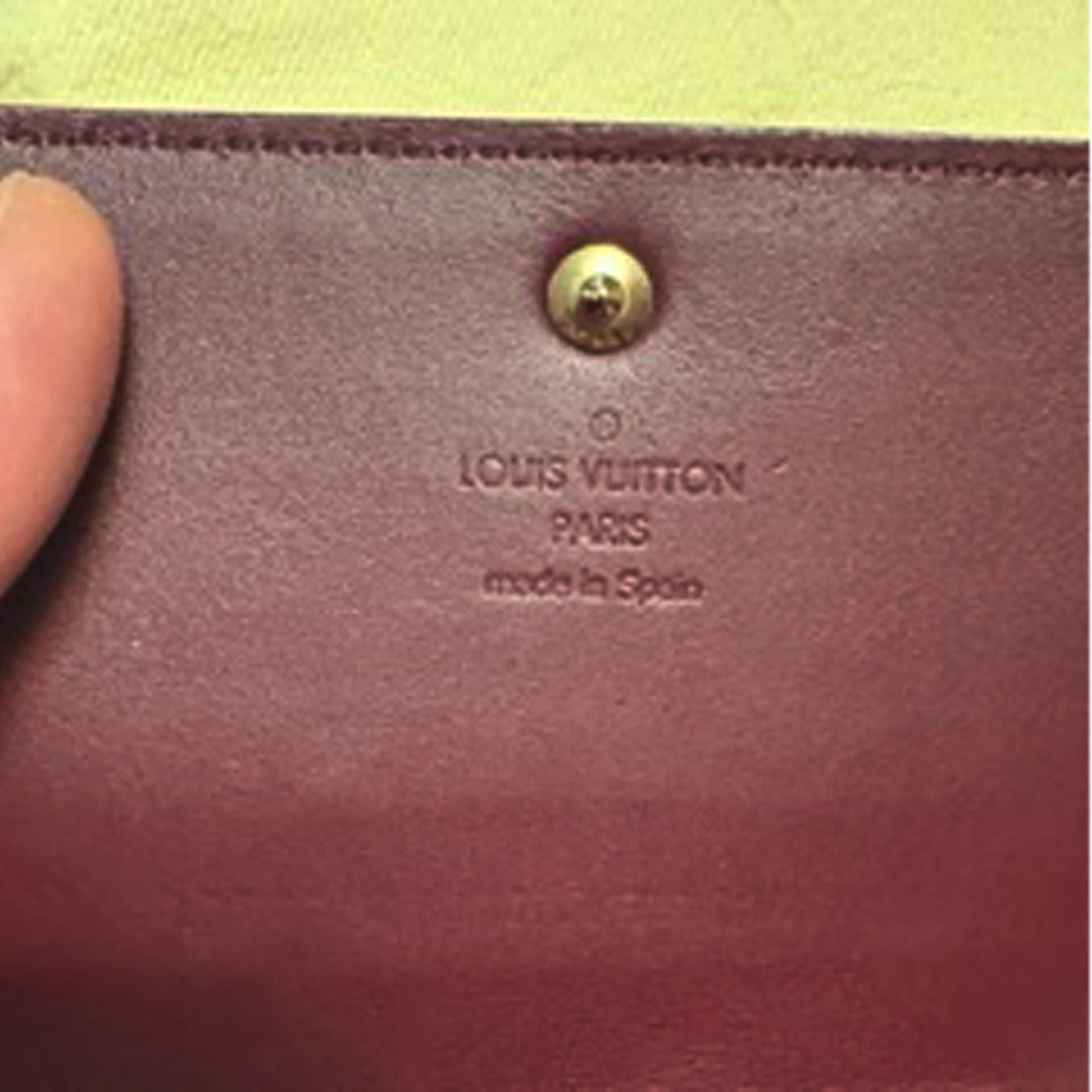 Louis Vuitton Burgundy Card Holder