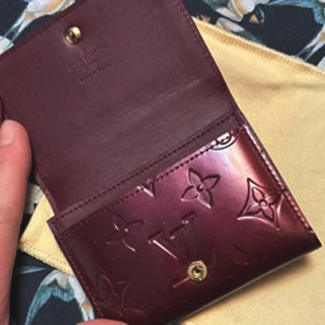 Louis Vuitton Burgundy Card Holder