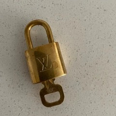 Louis Vuitton Brass Lock and Key #306