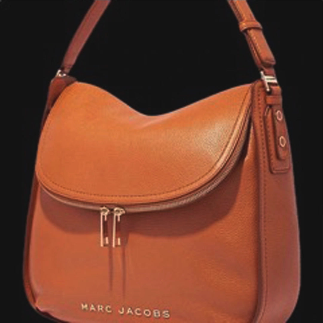 Marc Jacobs “The Groove” Smoked Almond Large Leather Hobo Purse