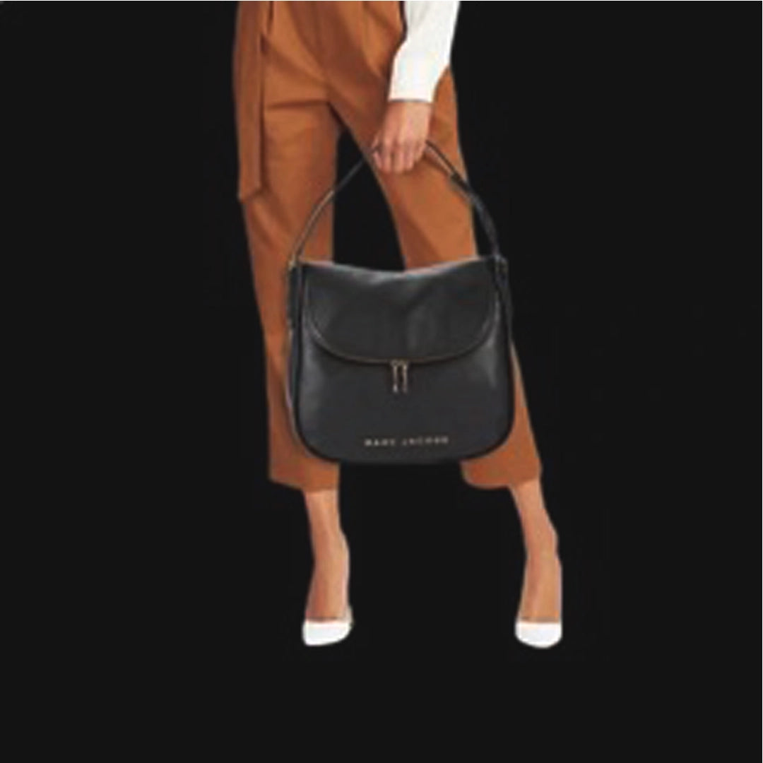 Marc Jacobs “The Groove” Smoked Almond Large Leather Hobo Purse