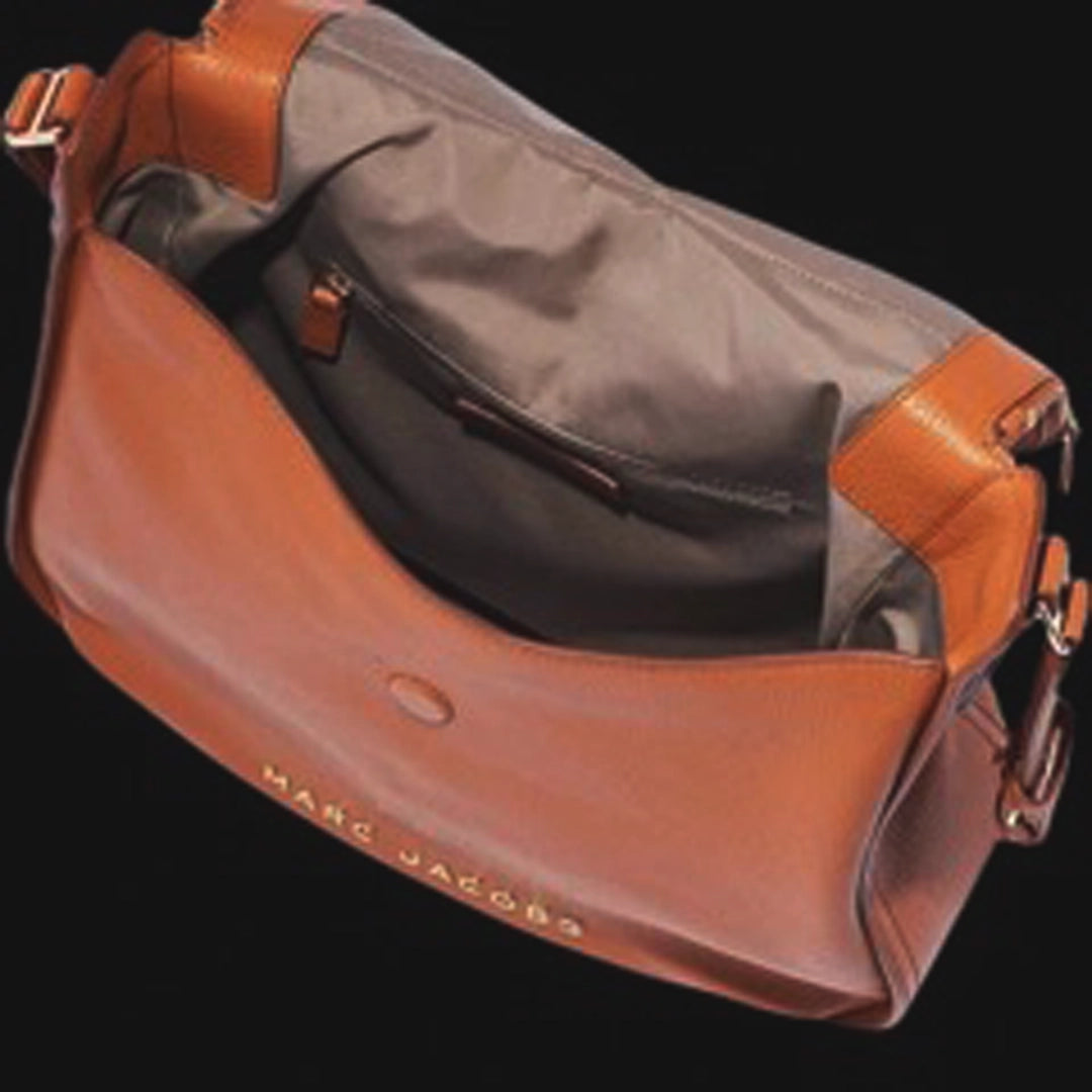 Marc Jacobs “The Groove” Smoked Almond Large Leather Hobo Purse