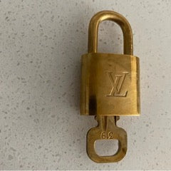 Louis Vuitton Brass Lock and key #319