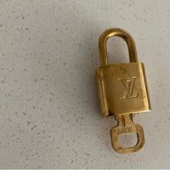 Louis Vuitton Brass Lock and Key #306