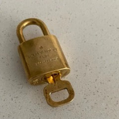 Louis Vuitton Brass Lock and Key #306