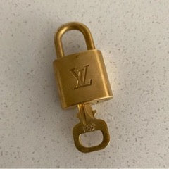 Louis Vuitton Brass Lock and Key #303